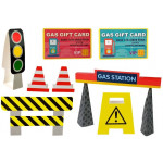 Čerpacia stanica s autami, svetlami a zvukom